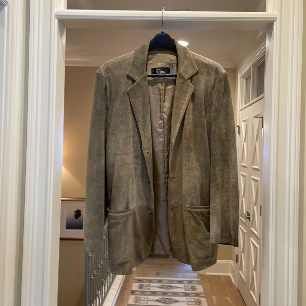 Remy distressed leather jacket